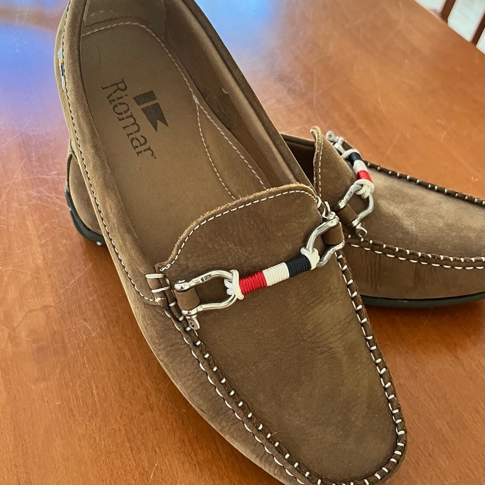 Riomar loafers, men’s size 40/8 w/ extra set of interchangable bearings